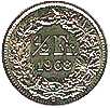 1/2 Franken Zahl