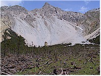 A rocky mountain side