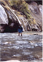 Reto im kalten Wasser der "Narrows"