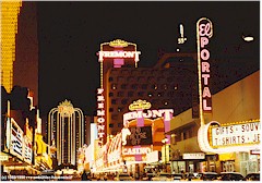 Leuchtreklamen in Las Vegas