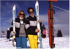 Susanne und Reto mit Mietskis
