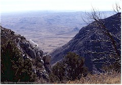 Guadalupe Mountains und Wstenlandschaft