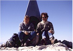 Susanne und Reto auf dem Guadalupe Peak