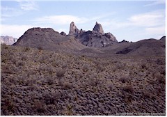 Mule ears mountain im Big Bend NP