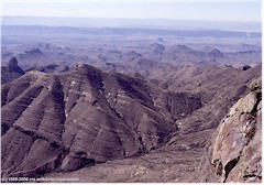 Blick vom Big Bend NP nach Mexico