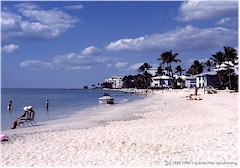 Strand an der Golfkste in Florida