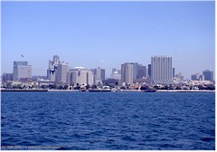 Skyline von San Diego, CA