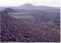 Lavafeld im Craters of the Moon NM