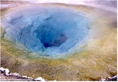 Morning Glory Pool im Upper Geyser Basin des Yellowstone NP