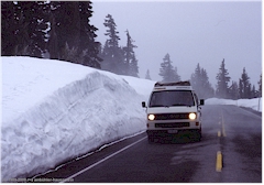 Wintereinbruch im Crater Lake NP