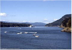 berfahrt von Vancouver nach Vancouver  Island