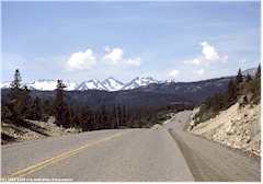 Klondike Highway frisch asphaltiert