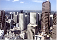 Stadtzentrum von Calgary