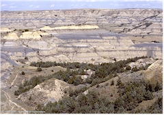 Badlands im Theodore Roosevelt NP