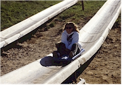 Susanne Ambhler auf der Alpine Slide in Bartlett