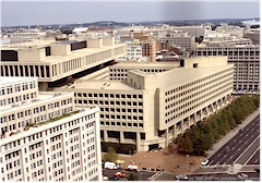 Hauptsitz des F.B.I. in Washington D.C.