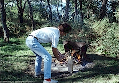 Reto beim Anfeuern im Shenandoah NP