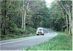 Unser "Jogi" auf dem Blue Ridge Highway im Shenandoah NP
