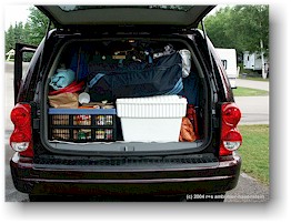 [ gepckraum unseres dodge durango ]
