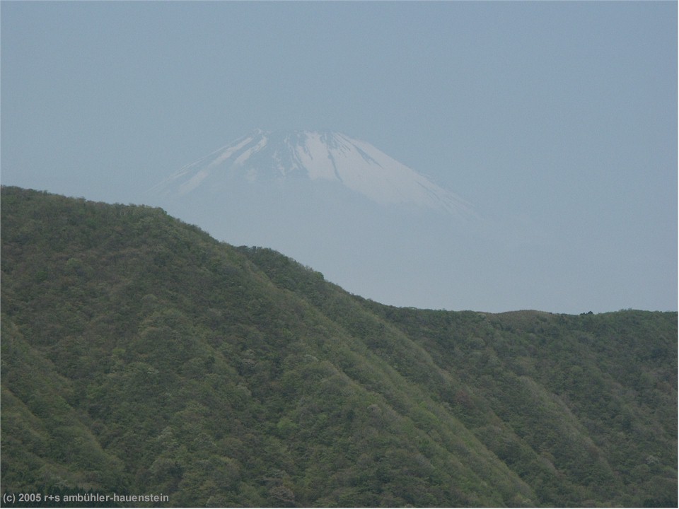 [ hakone: blick auf mount fuji bei togendai ]