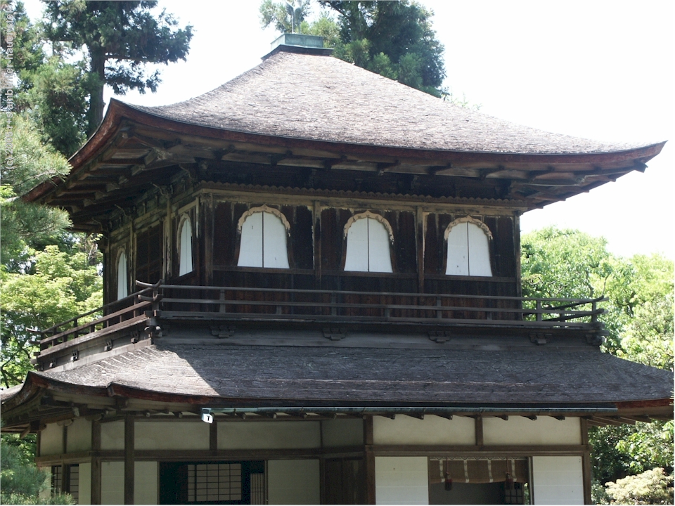 [ kyoto: nahaufnahme des ginkaku-ji (silbertempel) ]