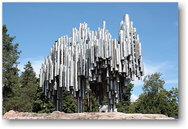 sibeliuksen denkmal in helsinki