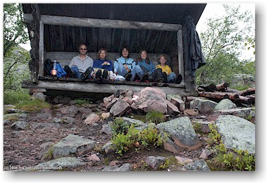 "ambis in a box" - mittagsrast im fulufjllets nationalpark