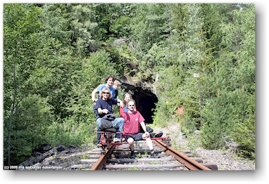die ambis vor dem lngsten tunnel zwischen veggli und rdberg