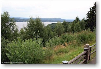 blick auf den see oevre fryken