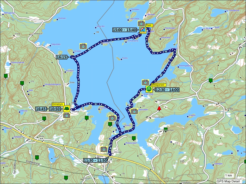 bootstour auf dem stora br bei grinsbyn, S