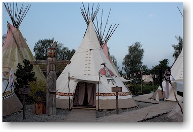 tipi-zelt des europa parks in rust, D