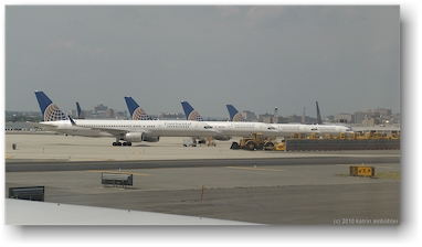 newark, zweiter hub der continental airlines