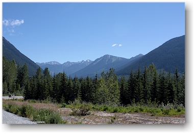 fahrt ber den highway 99 zwischen pemberton und lillooet, CAN