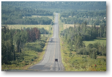 highway 16 kurz vor smithers, CAN