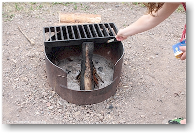 grill im tyhee lake provincial park bei smithers, CAN