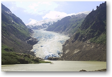 gletscher beim bear glacier provincial park, CAN