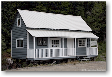 visitor center in hyder, alaska, USA