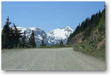 granduc mill road zum salmon glacier in steward, CAN