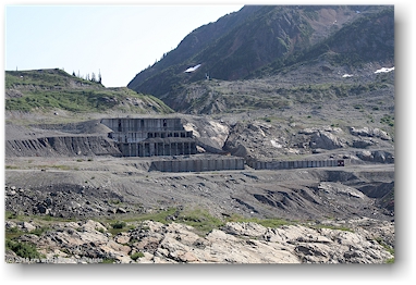verlassene mine an der granduc mill road bei steward, CAN