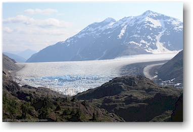 nrdlicher auslufer des salmon glacier bei steward, CAN