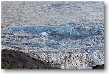 ende des nrdlichen auslufers des salmon glacier bei steward, CAN
