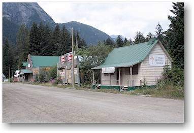international street in hyder, alaska, USA