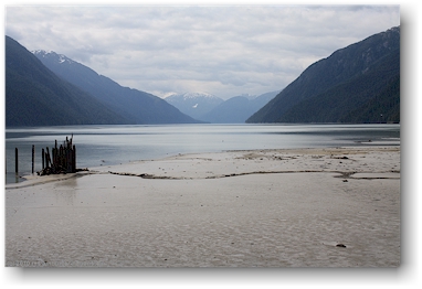 ebbe im portland canal bei hyder, alaska, USA