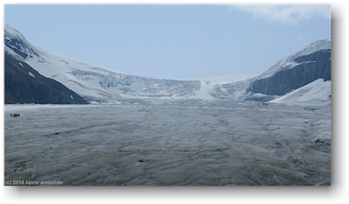gletscherwanderung auf dem athabasca glacier im jasper national park, CAN