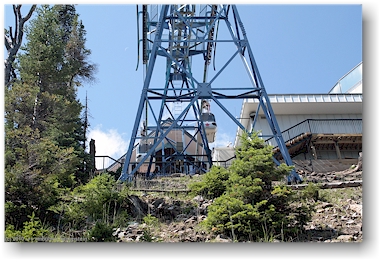 bergstation der sulphur mountain gondola im banff national park, CAN