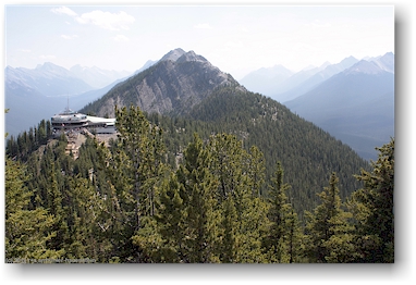 bergstation der sulphur mountain gondola im banff national park, CAN