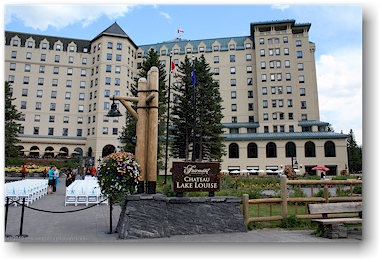 fairmont chateau hotel am lake louise im banff national park, CAN