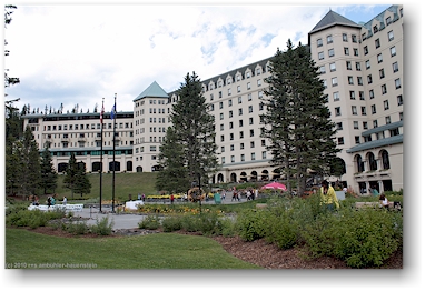 fairmont chateau hotel am lake louise im banff national park, CAN
