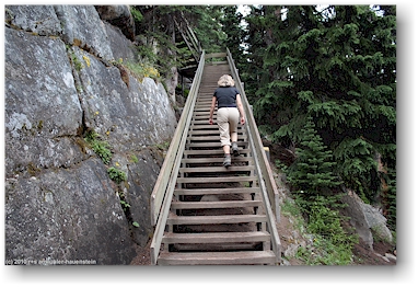 wanderweg bei lake louise im banff national park, CAN