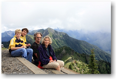 die ambis - ohne katrin - auf dem idaho peak, CAN